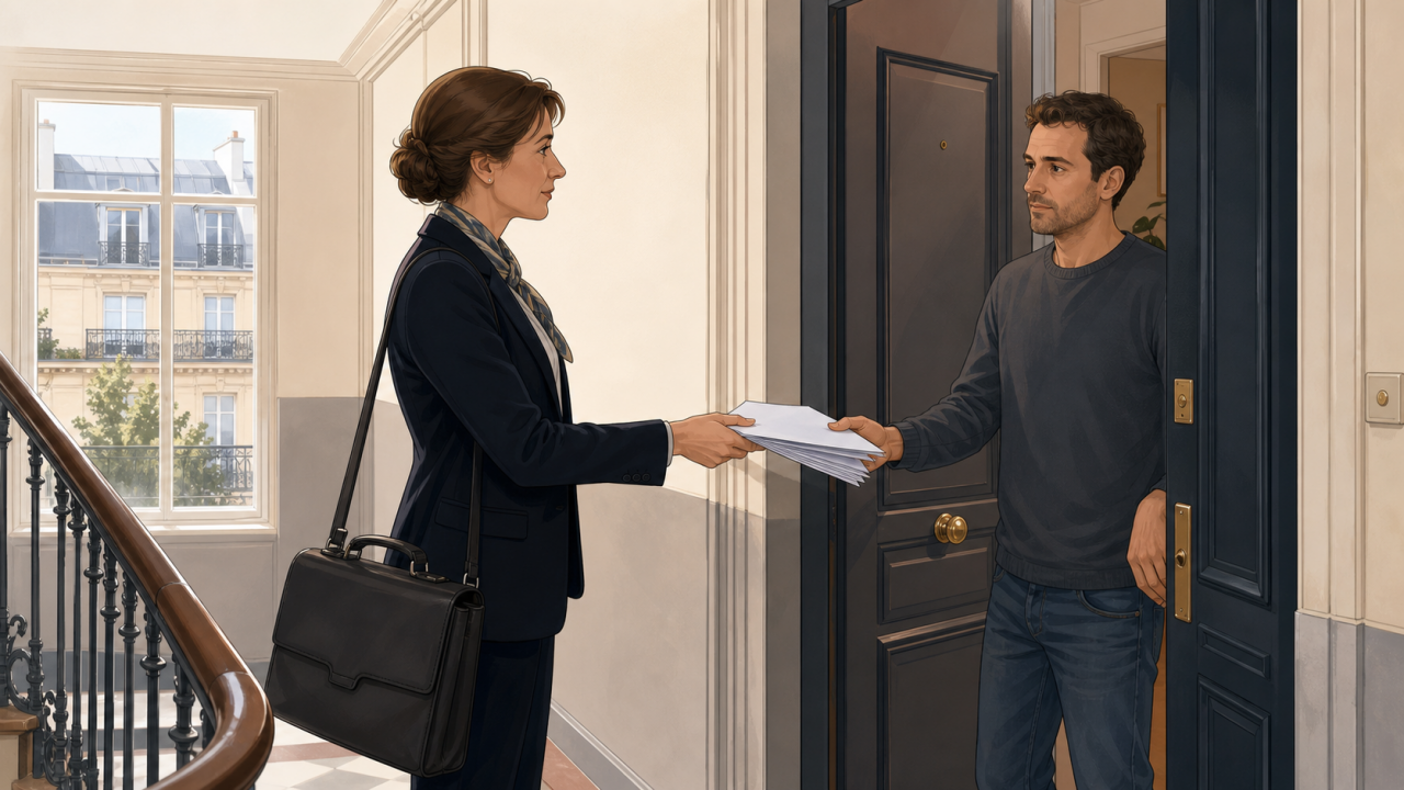 Le CDJ n'a pas l'obligation de contr�ler l'identit� du signifi�